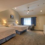 Open sleeping, seating, and entertainment area.