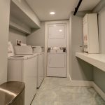 Guest laundry room.