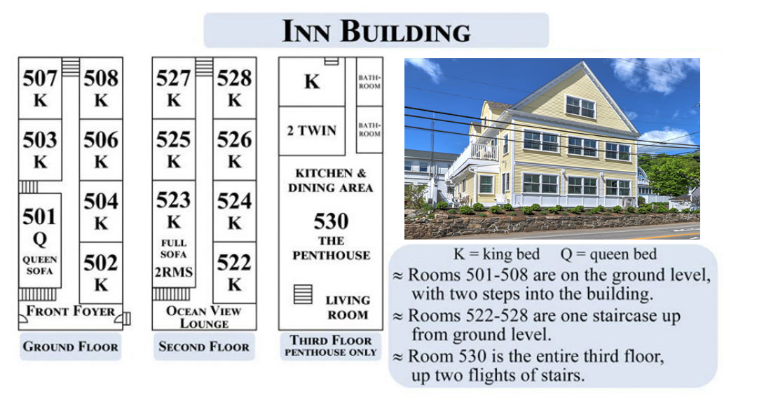 Inn Building Rooms Map