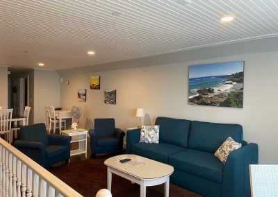 Ample seating and entertainment.