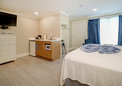 Room 77, view from interior of the room toward the door.