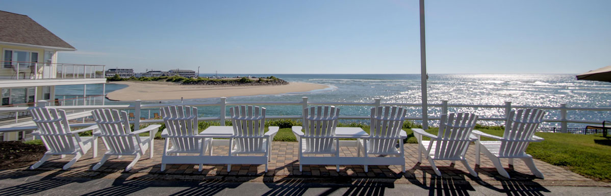 Adirondack Chairs Overlooking Atlantic Ocean